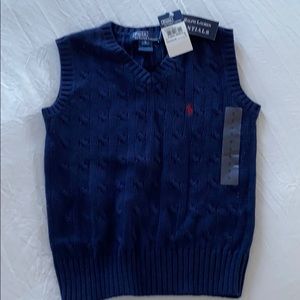 NWT Polo Ralph Lauren boys sweater vest